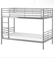 IKEA Svarta metal bunk bed in Silver Colour -  97 x 208cm