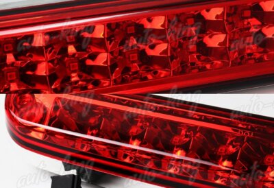 LED 3rd Brake/Cargo Light For 1999-2016 Ford F-250 Super Duty - Red Lens, Chrome Housing 2 thumbnail image
