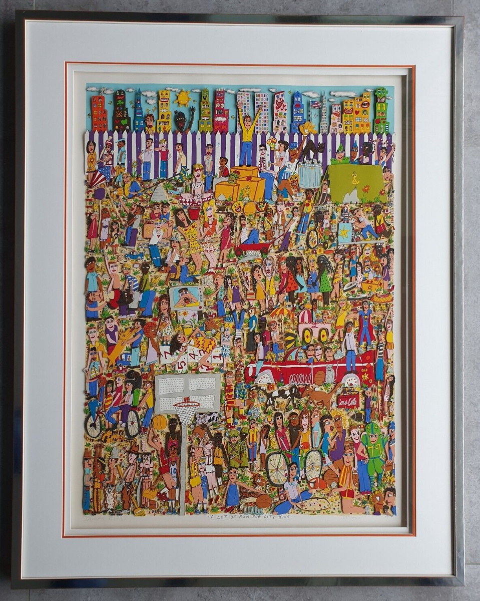 James Rizzi 「A Lot of Fun for City Kids」 James Rizzi | A Lot of Fun for City Kids (1990) | MutualArt