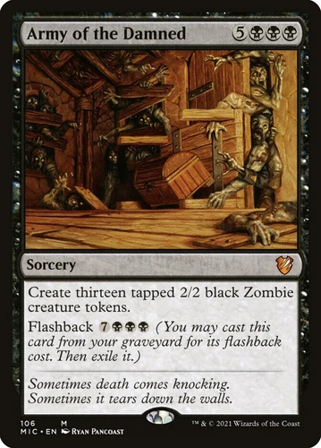 MTG Army of the Damned  - Innistrad: Midnight Hunt Commander #106