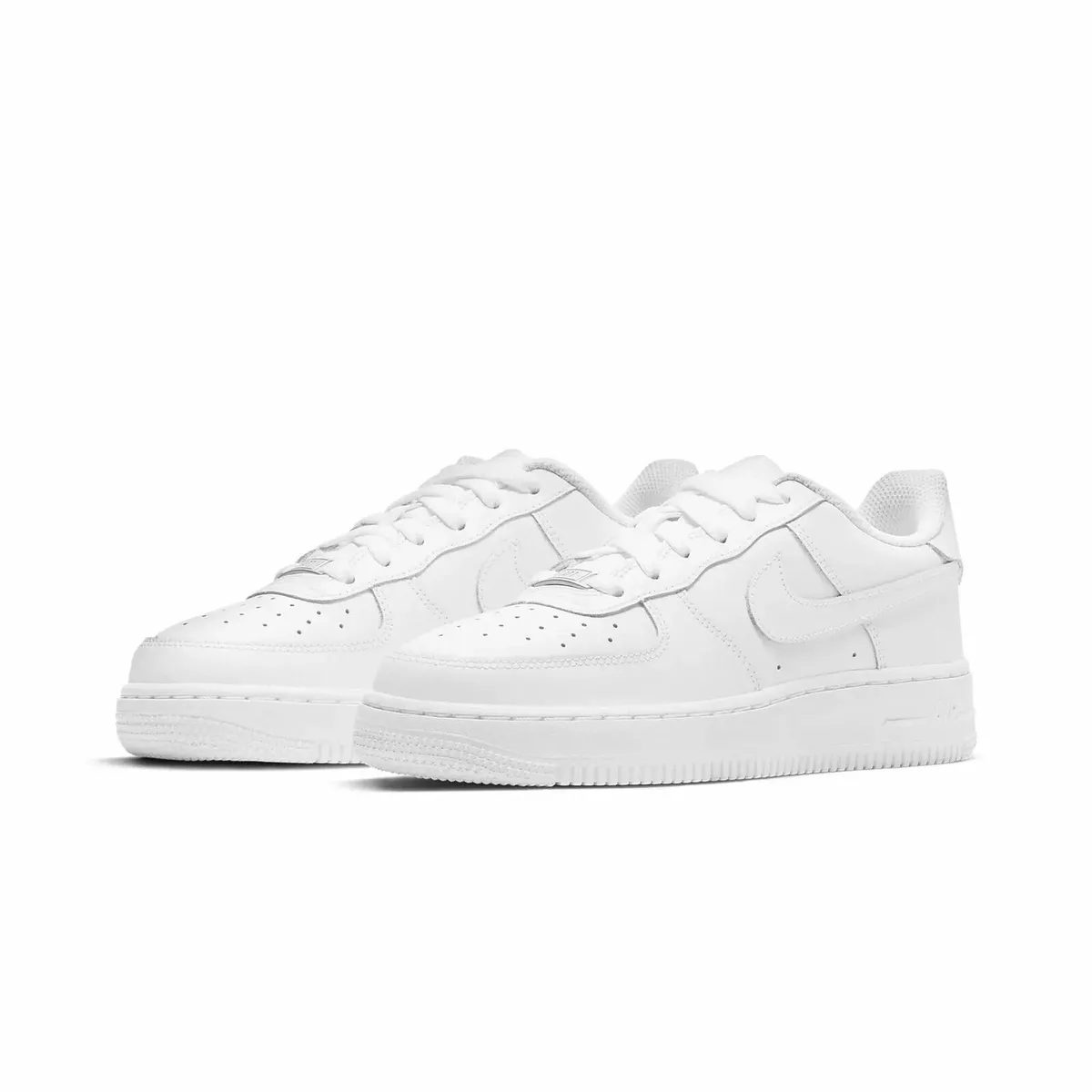 DH2920-111] Nike Air Force 1 '07 LE GS Triple White Sneakers s 6.5