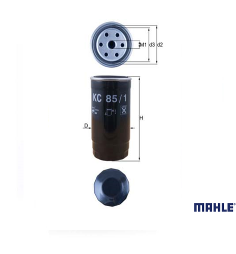 Mahle Kc 85/1 Filtre pour Carburant pour Land Rover Freelander I MG Zt Rover 75 - Photo 1 sur 2