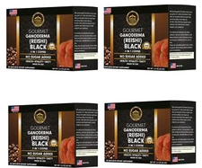 4x Ganoderma Coffee  Reishi  Lucidum Instant 2-in-1 Mushroom Coffee. All Natural