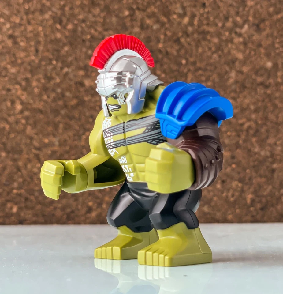 🌈 LEGO Hulk sh0413 Minifigure Marvel Super Heroes Thor Ragnarok - Immagine 4 di 4