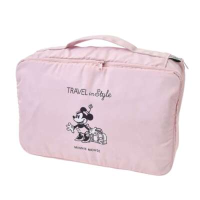 Japan Tokyo Disney Store Minnie Clothes Compression Storage Pouch M TRAVEL