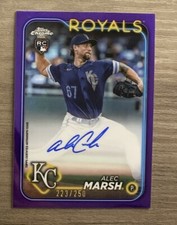 2024 Topps Chrome Purple Refractor 223/250 Alec Marsh #RA-AMA Rookie Auto RC
