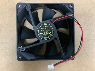 Ventilateur De Boîtier Y.L.FAN D90SL-12 - 90x90x25 Mm - 12V 0.14A - 2 Broches - Pour Refroidissement PC