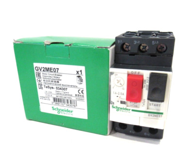 NEW SCHNEIDER ELECTRIC GV2ME07 CIRCUIT BREAKER