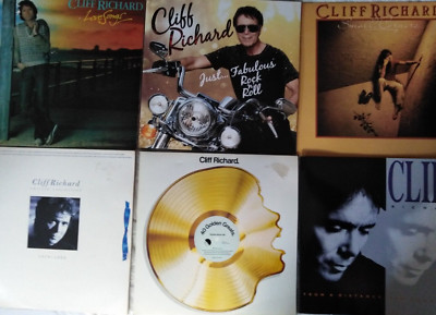 Cliff Richard Vinyl Bundle X5 LP 12  With Event Program - Fast Dispatch