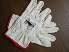 GUANTI DA LAVORO IN PELLE FIORE TAGLIA 9 10 11 EDILIZIA GIARDINAGGI 10 paia