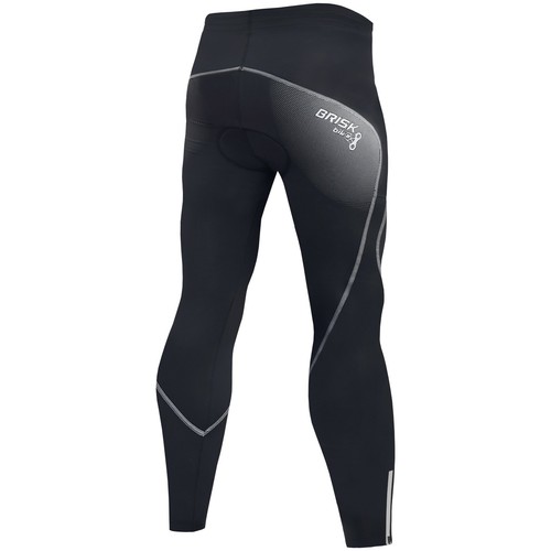 Brisk Bike Cycling Tights Padded Pants Stretchable Roubaix Material Mens - Picture 3 of 5