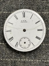 Waltham Grade H American Waltham Co A.W.Co. Mechanical Antique Movement Dial