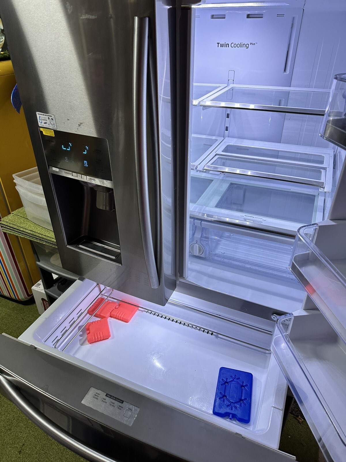 Samsung RF24R7201SR/EU French Style Freestanding Fridge Freezer with