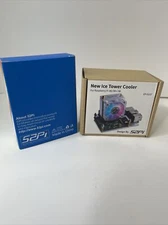 Geeekpi Raspberry Pi 3 & 4 Fan, Low-Profile Cpu Cooler With Rgb Cooling (Black)