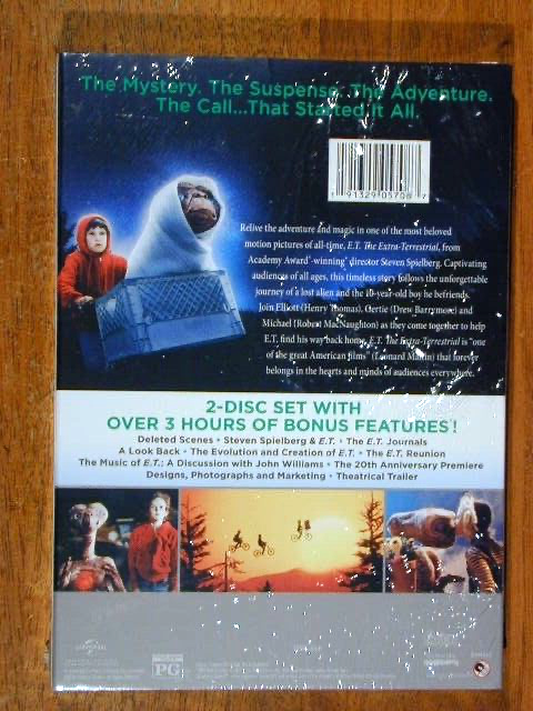 E.T. The Extra-Terrestrial (DVD, 2002, 2-Disc Set, 20th
