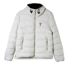 AERONAUTICA MILITARE Giubbino Imbottito Uomo Con Cappuccio AB2184 Colore Bianco