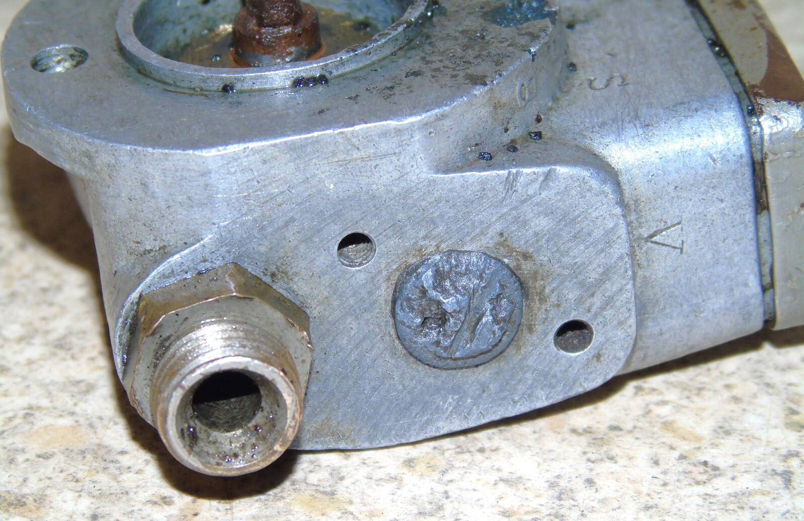 VINTAGE PRE WAR SINGLE FEED PILGRIM OIL PUMP TO RESTORE AJS BSA ARIEL