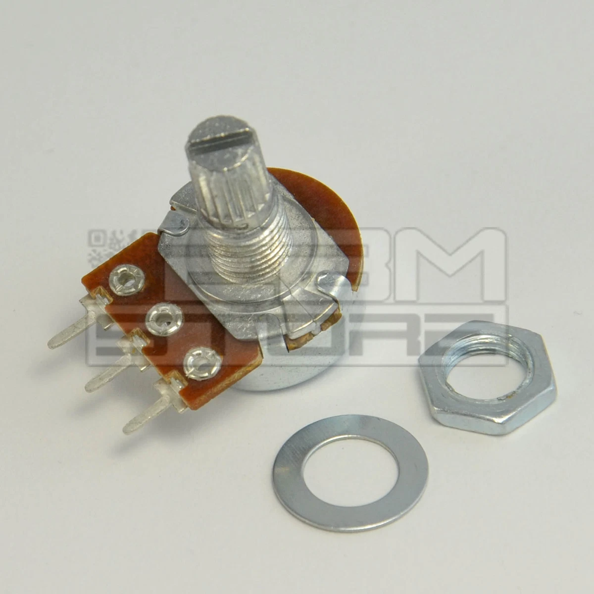 5 Pz WH148 B1K/B5K/B10K/B20K/B50K/B100K/B250K/B500K Ohm 6 Pin Lineare Conico Potenziometro Rotativo Pot Albero Logaritmico 15mm(B1K - Foto 3