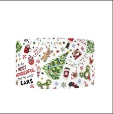 3 INCH Mickey Christmas GROSGRAIN RIBBON for HAIR BOWS Most Wonderful Time to