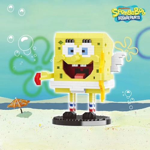 SpongeBob SquarePants BLOCK Micro Particles Block City Patrick Star Kids Toy - Picture 4 of 11