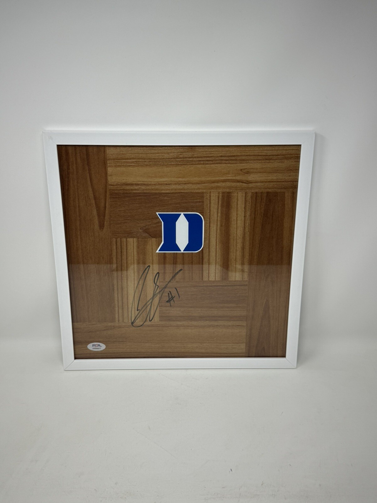 Caleb Foster Autographed Signed Duke Blue Devils FRAMED FLOORBOARD PSA/DNA COA 