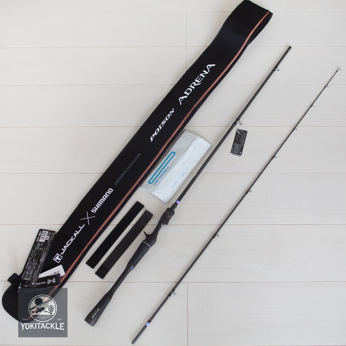 Shimano JACKALL 24 Poison Adrena 166M-2 Baitcasting rod Shipping