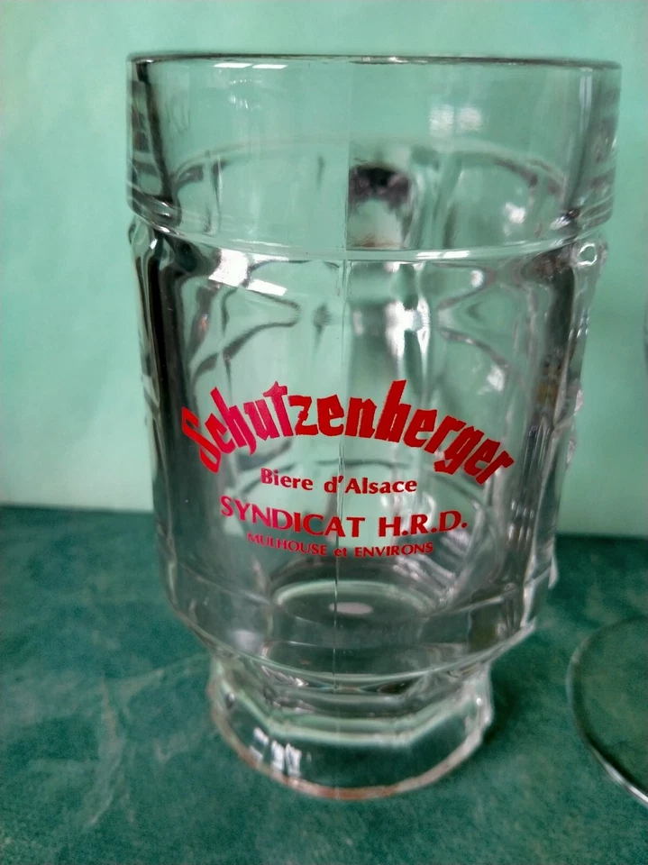 2 verre chope biére schutzenberger schiltigheim N3 - Photo 2/3