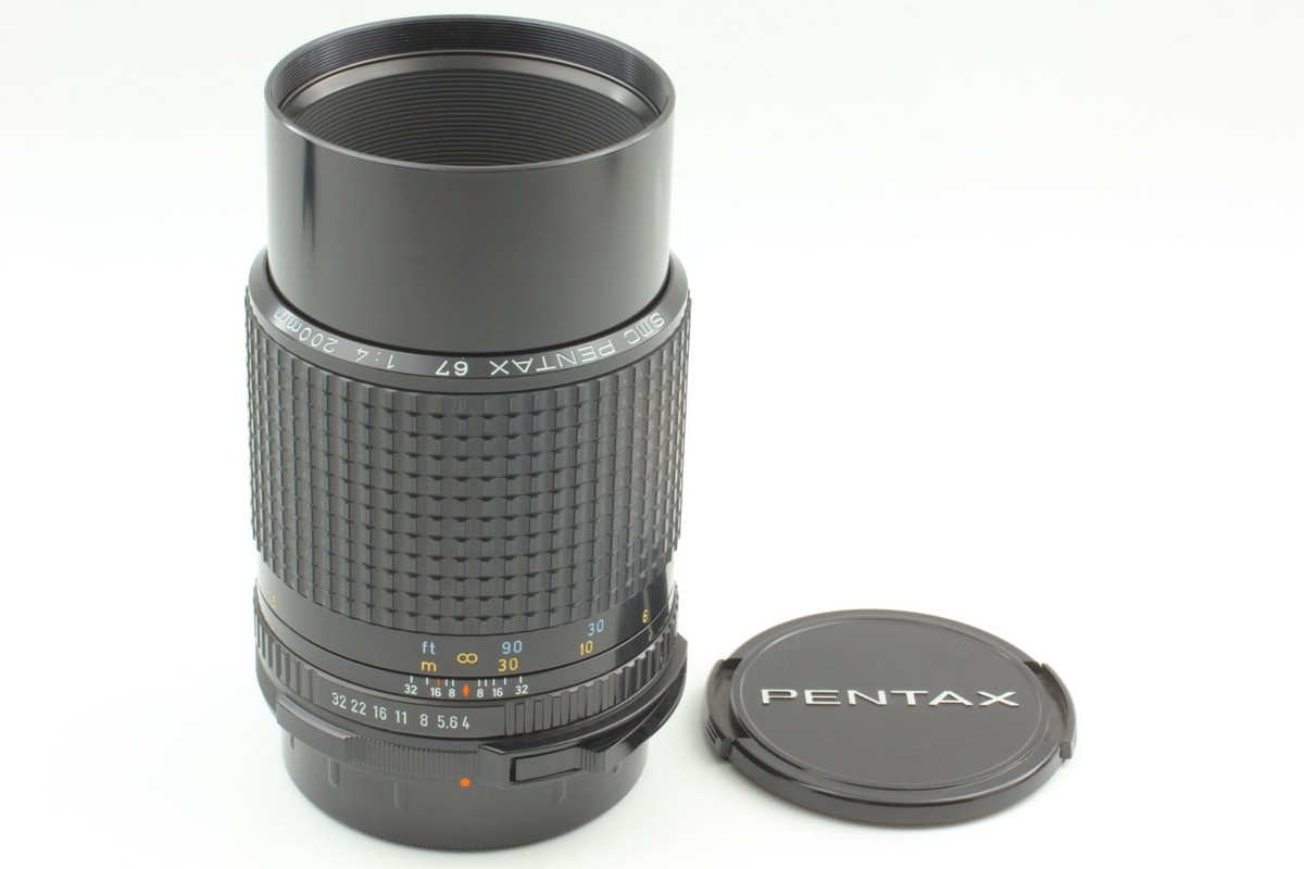 MINT w/cap】 SMC PENTAX 67 200mm F/4 Late Model MF Lens For 6x7 67