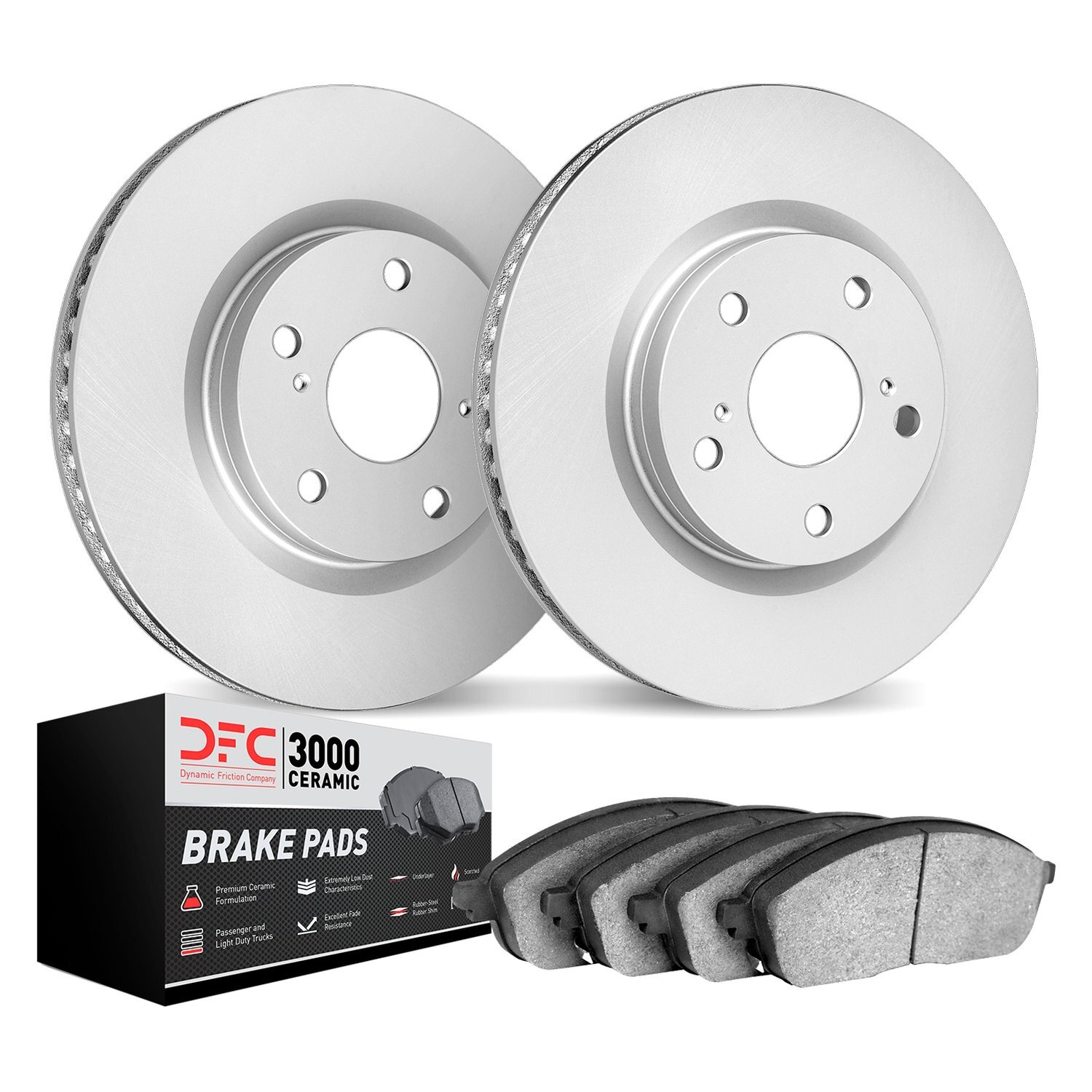For BMW X1 2012 DFC 4302-31055 GEO-KIT 3000 Plain Front Brake Kit