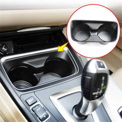 Black ABS Car Centre Console Insert Cup Holder For BMW 3 4 F30 2013-2018