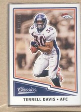 Terrell Davis 191 2017 Panini Classics Red Back /299