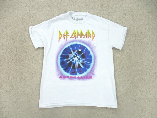 Def Leppard Shirt Adult Small White 