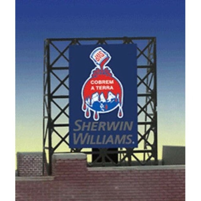 Sherwin Williams Animated Billboard Sign For N Z Scale Miller
