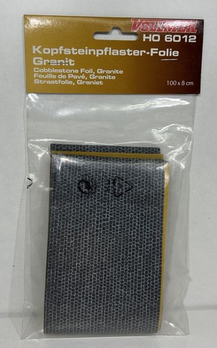 Vollmer H0 6012 lámina de adoquín NUEVA Y EMBALAJE ORIGINAL | Zustand: Neu