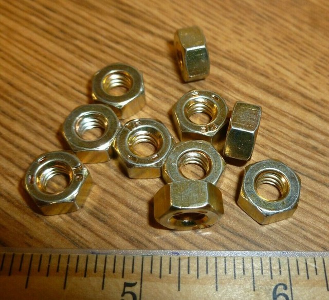 (10) OA1411 ENGINE NUTS Exceeds STD1411 Nut Specifications 1