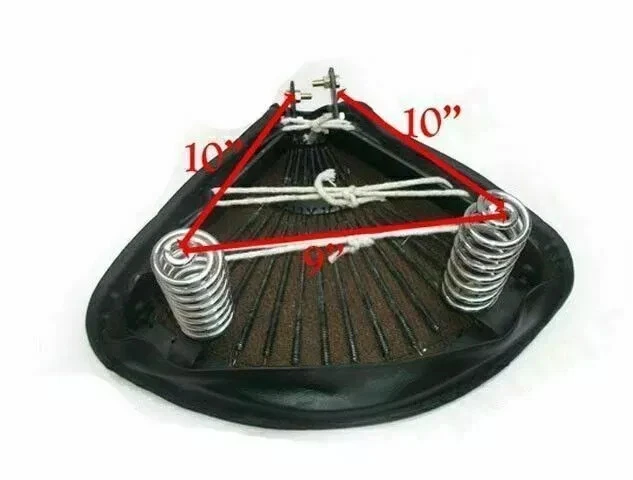 Pour pour Royal Enfield Avant Arrière Noir Selle Siège Bullet Classique Triumph - Photo 2/4