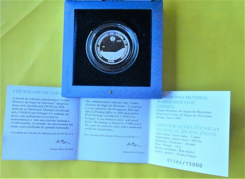 PORTUGAL 5 euros 2005 plata PRUEBA SIN CIRCULAR En estuche original y certificado. - Imagen 10 de 12