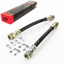 2x Bremsschlauch Leitung Bremse +Haltefeder hinten für Skoda CItigo NF 195 mm