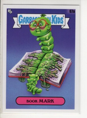 BOOK MARK TOPPS GARBAGE PAIL KIDS CARD BOOKWORMS SERIES #67A EX