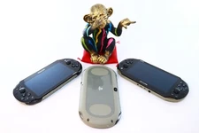 SONY PS Vita PCH-2000 Khaki Black Console Only Select 3Rank【1Day Shipping】