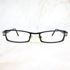 Eyeglasses Frame Mod.9050 Unisex Polished Black Full Rim Rectangular 49-19-140