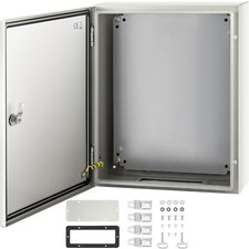 20 x 16 x 6'' NEMA 4X Steel Enclosure Electrical Box IP66 Waterproof  Dustproof