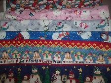 SNOWMAN Christmas Holiday Cotton quilt FABRIC U-Pick SEE INFO 1/2 yd BTHY
