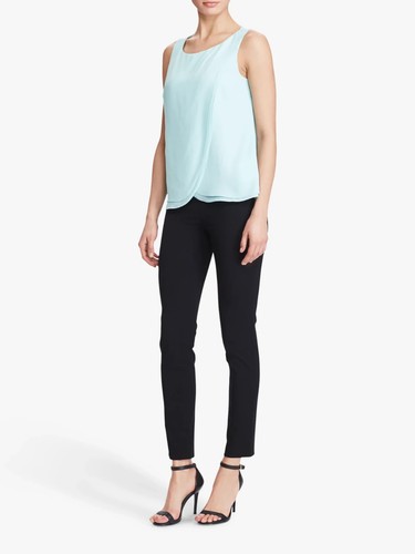 Lauren Ralph Lauren Twill dünne Stretchhose schwarz UK 12 UVP £149,00 CA1270 - Bild 9 von 12