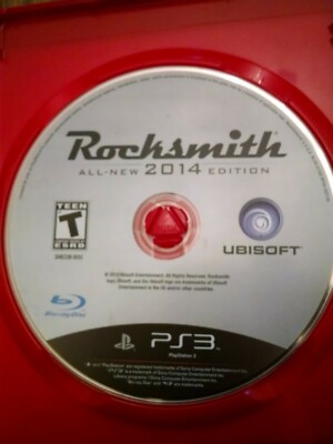 PS3 Games: Rocksmith Authentic Guitar Games PS3 2014 Rock Smith disc only 