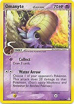 Pokemon EX Holon Phantoms  74/110 Omanyte Card 