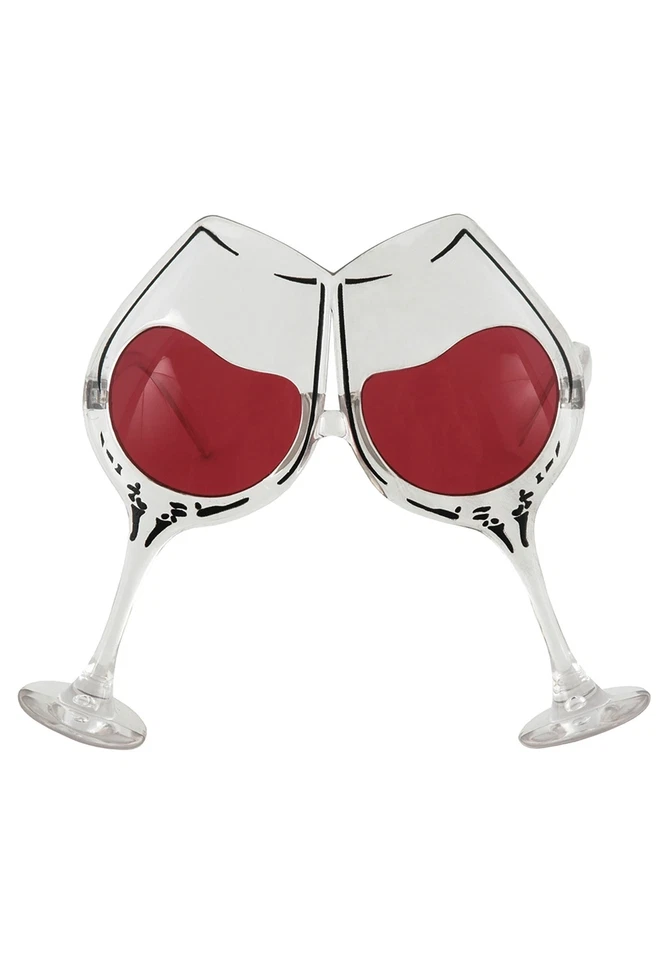 Wine Goblet Eyeglasses Clear/Rose - Image 3 of 4
