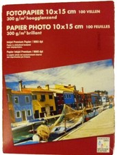 Zestaw papieru fotograficznego 10x15 cm do drukarki atramentowej