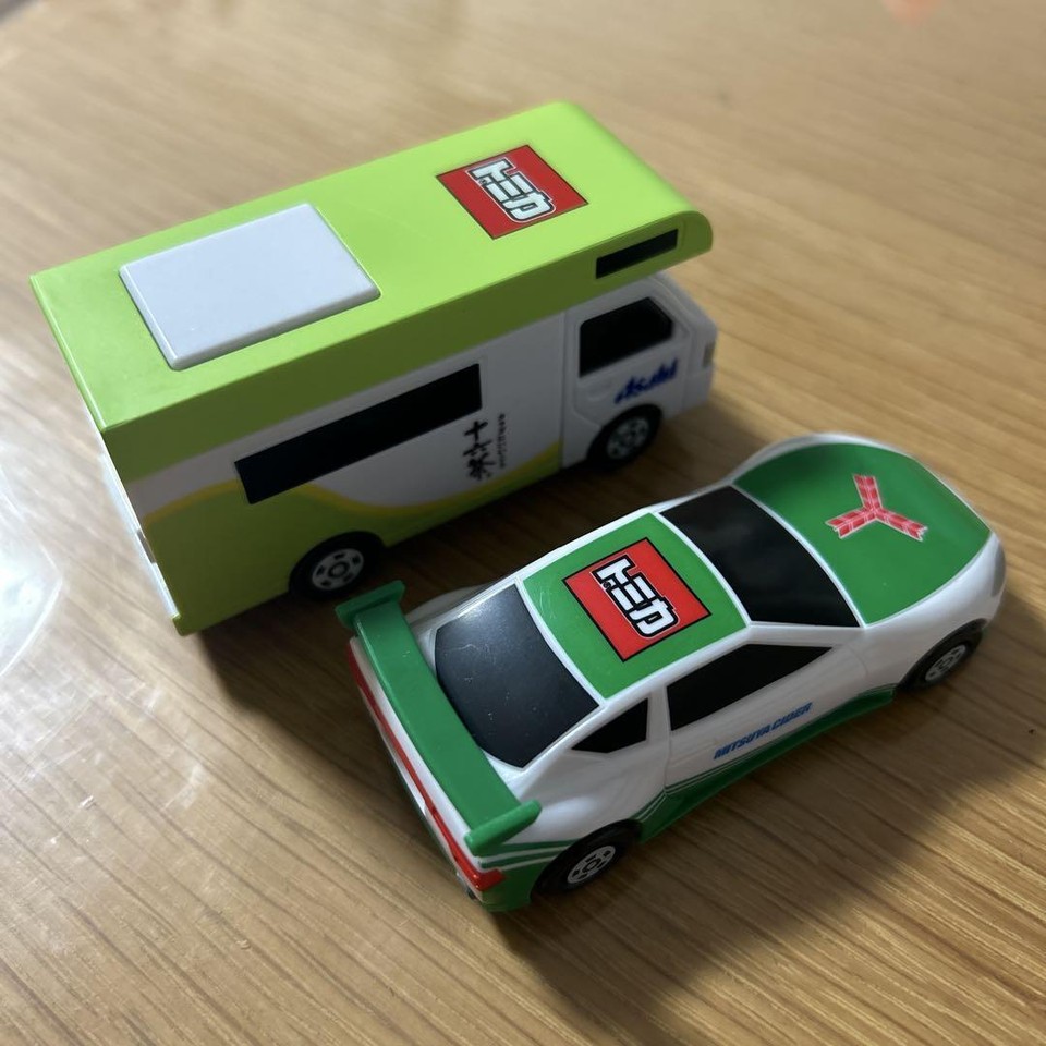 Tomica Asahi Soft Drinks Collaboration Camper Sports Car F/S411 from