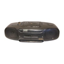 Sony CFD-110 CD Radio Cassette Stereo Mega Bass Dual Cone Tested Working